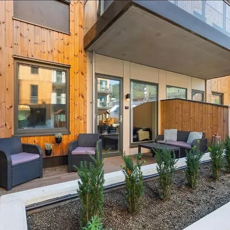 Apartment Lerum Brygge, Moderne & Sentralt